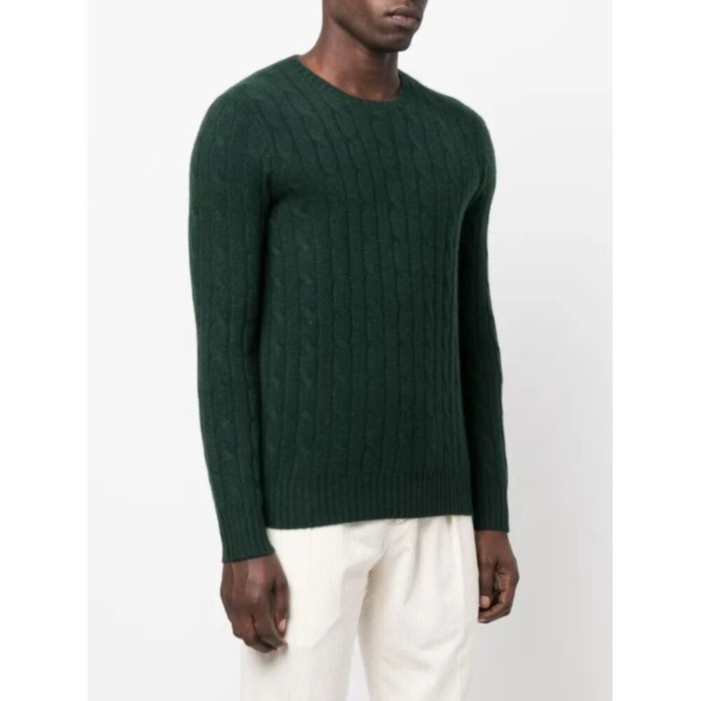 Polo Ralph Lauren Men’s Cable Knit 100% Cashmere Sweater Size XXL NWT Green Crew